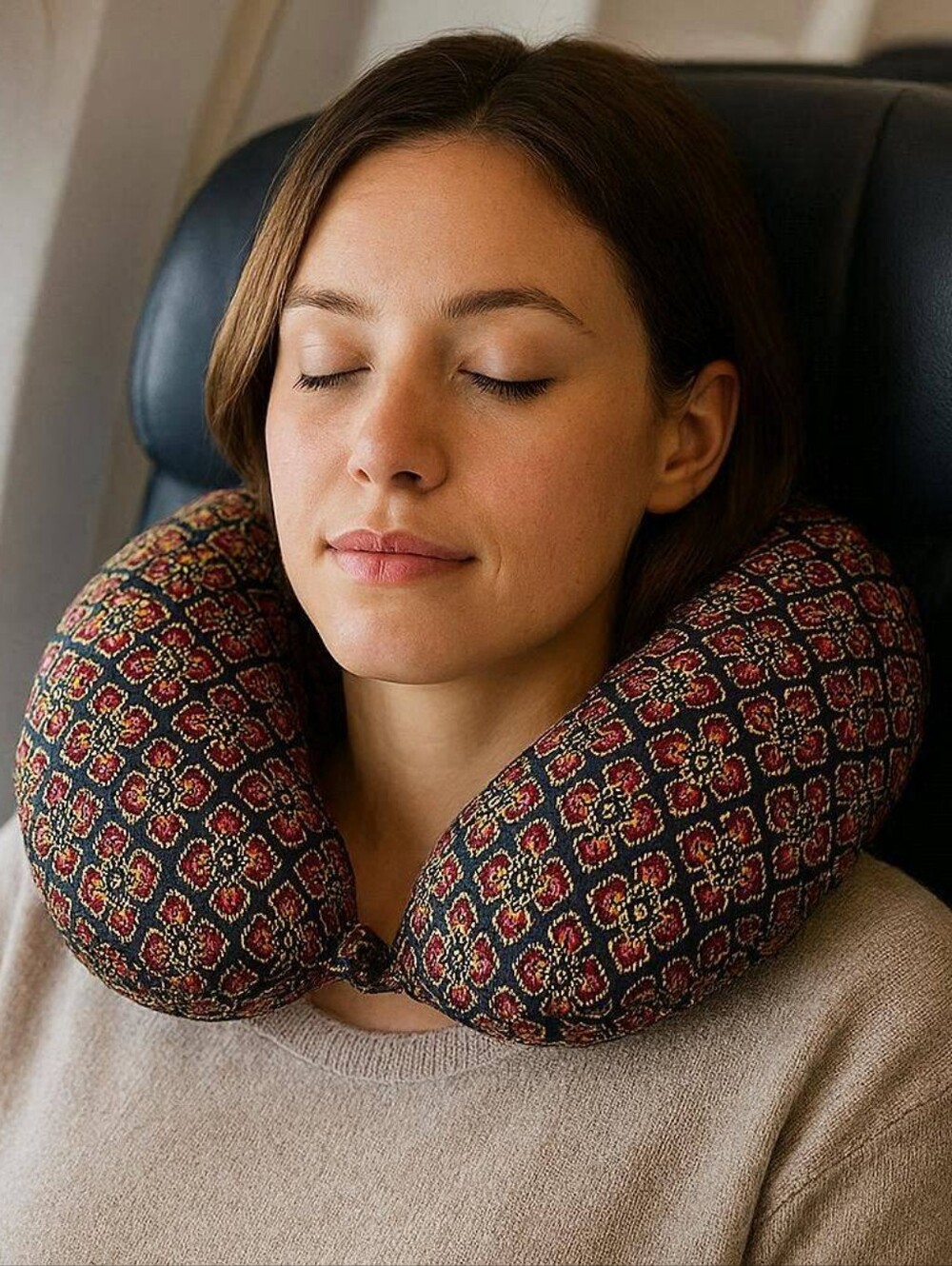 World's Best U-shaped travel neck pillow
